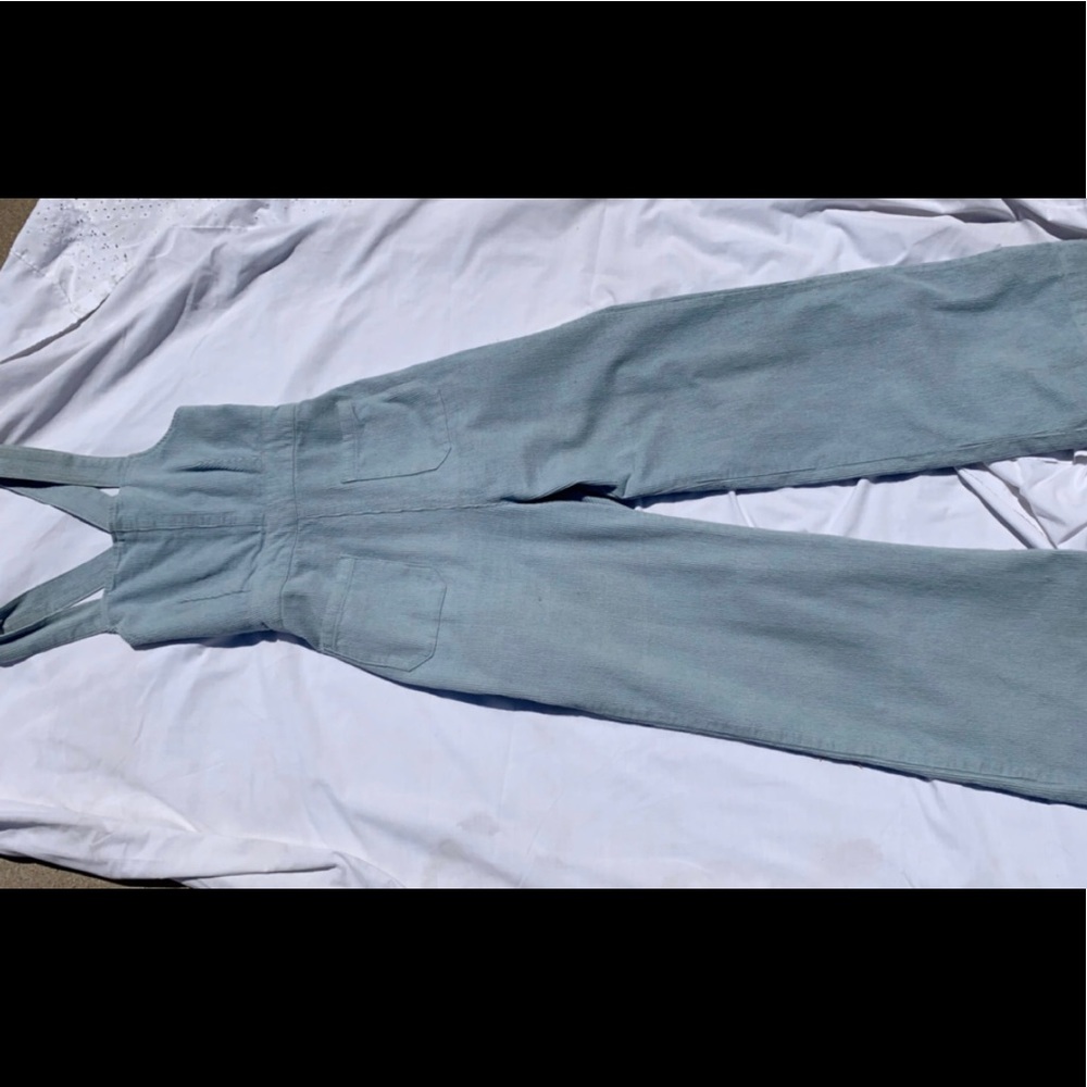 NWOT Powder Blue Corduroy Overalls